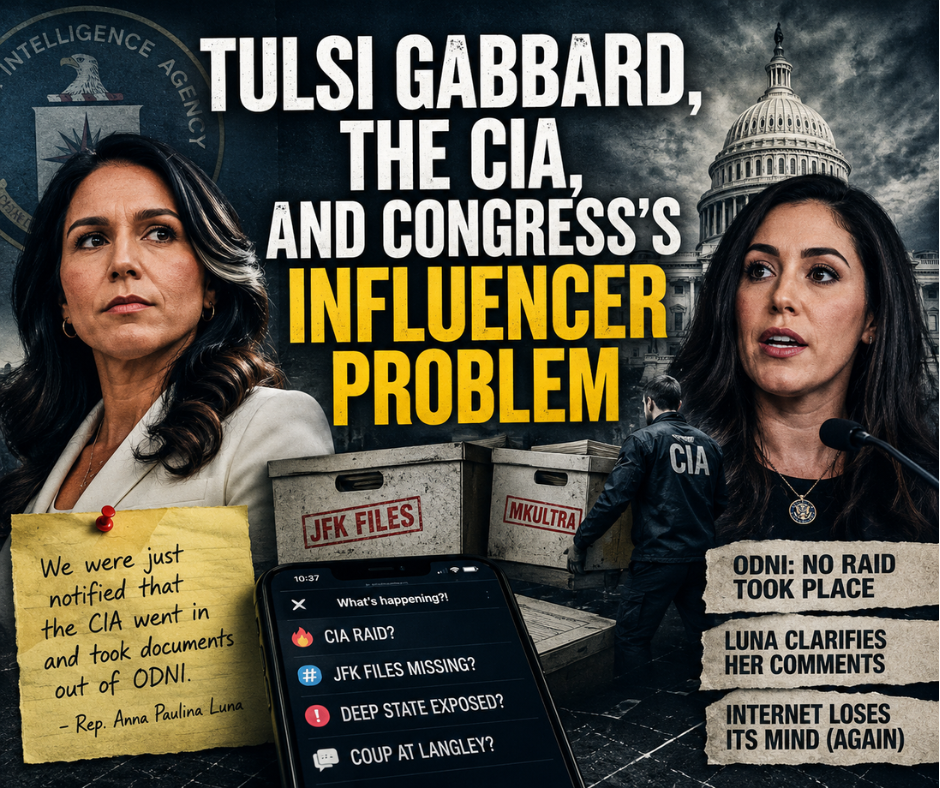 Tulsi Gabbard, the CIA, and Congress’s Influencer Problem