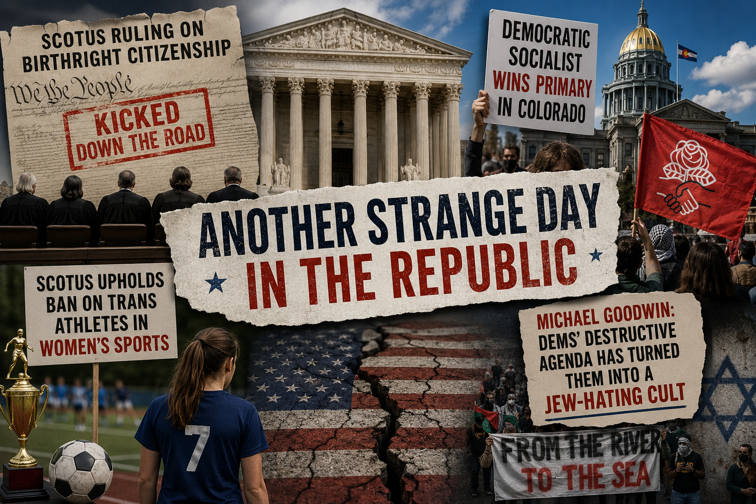 Another strange day in the Republic